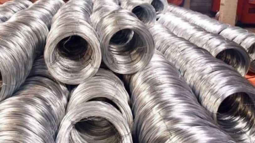 Production of galvanized wire in Tehran